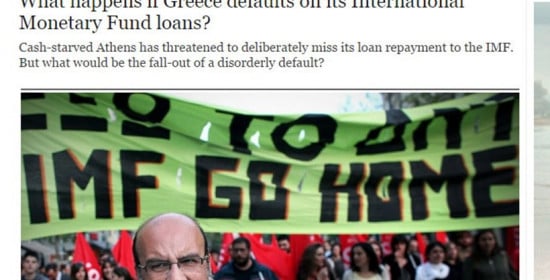 Telegraph: Tι θα συμβεί αν η Ελλάδα δεν πληρώσει το ΔΝΤ;