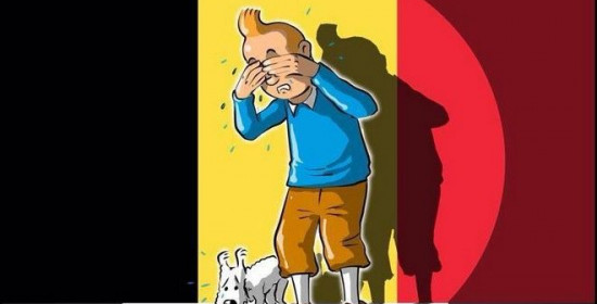 Σκίτσα: Δάκρυσε ο Τεν Τεν για το τρομοκρατικό χτύπημα στις Βρυξέλλες