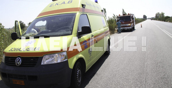 Ε.Ο. Πατρών - Πύργου: Μια γυναίκα τραυματίας σε εκτροπή αυτοκινήτου στα Λεχαινά