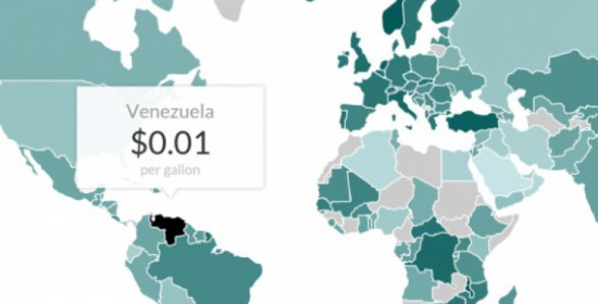 Πού θα βρείτε τη φθηνότερη βενζίνη στον κόσμο - Δείτε τον παγκόσμιο χάρτη