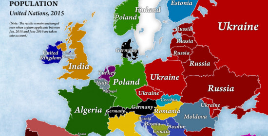 4 χάρτες εξηγούν με τον πιο απλό τρόπο τη μετανάστευση στην Ευρώπη