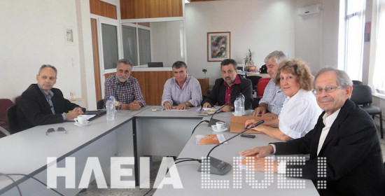 Συνάντηση δημάρχου Ανδραβίδας - Κυλλήνης με εκπροσώπους της Ένωσης Ξενοδόχων Δυτικής Ηλείας 