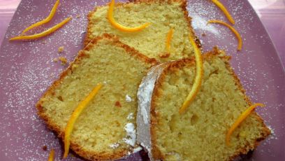 Νηστίσιμο κέικ πορτοκαλιού με ξηρούς καρπούς