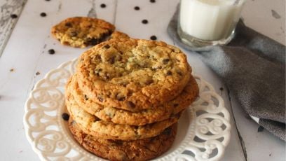 Soft cookies με σταγόνες σοκολάτας