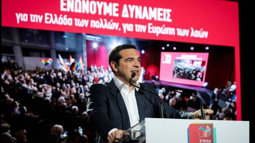 Τσίπρας: Παρουσίασε το ευρωψηφοδέλτιο και κάλεσε σε debate τον Κυριάκο Μητσοτάκη